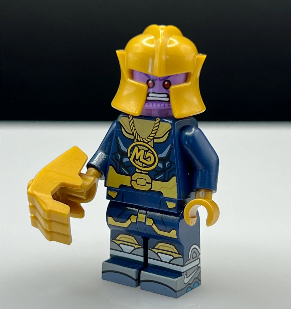 Lego Marvel Thanos Minifigure with Air Mags and MD Chain