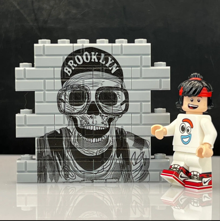 Custom Printed LEGO Brooklyn Wall