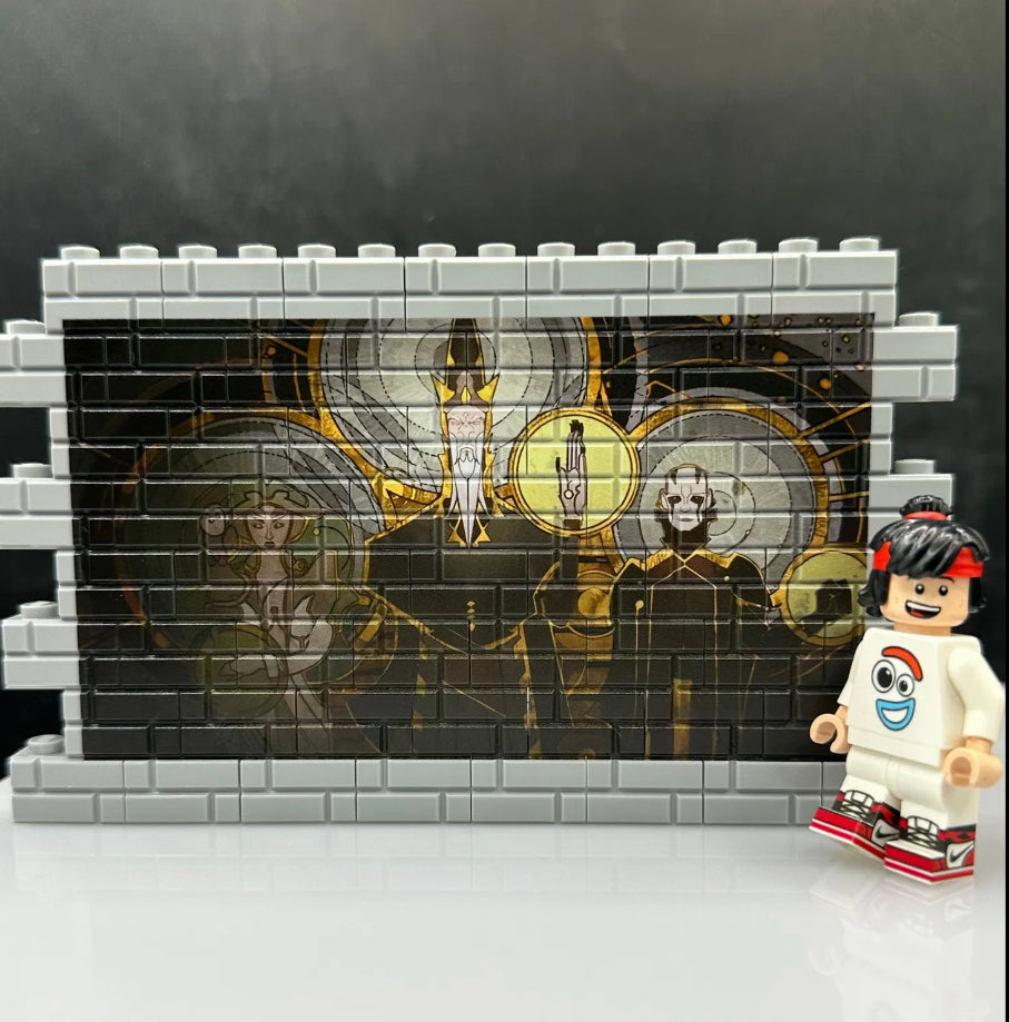 Custom Printed Lego Mortis Gods Wall