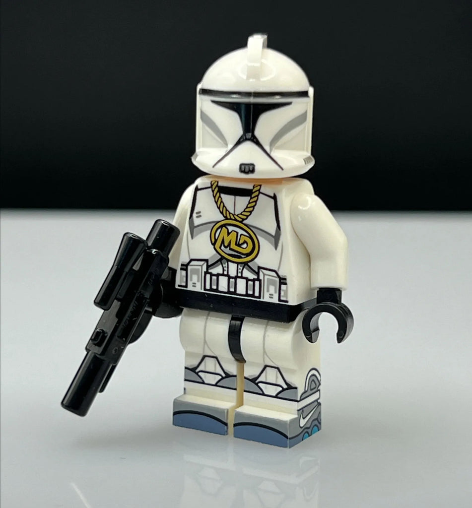 Lego Star Wars P1 Clone Minifigure with Air Mags & MD Chain