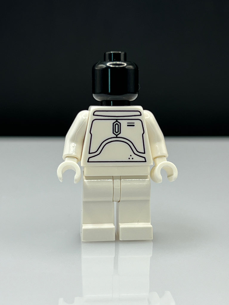 Lego Star Wars White Boba Fett Minifigure Body - NO Helmet - Official Lego Brand