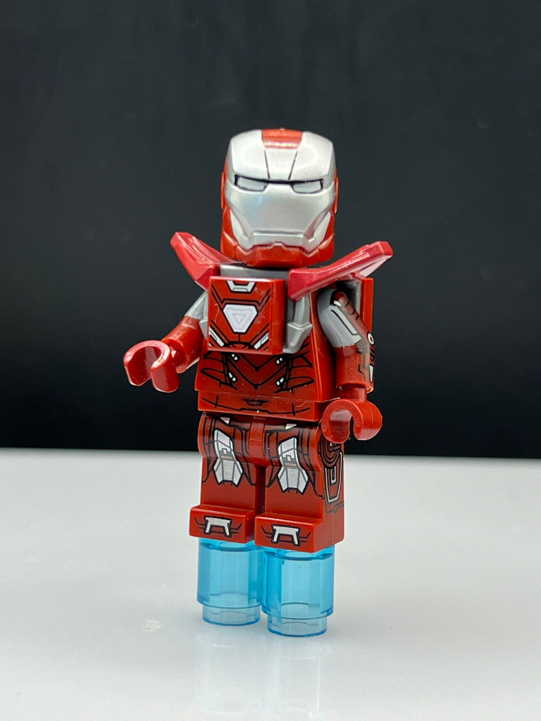Lego Marvel Silver Centurion Iron Man-Mark 33 Armor Minifigure
